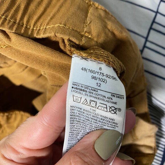 GAP Golden Brown Lightweight Utility Pants Size M - Picture 5 of 9